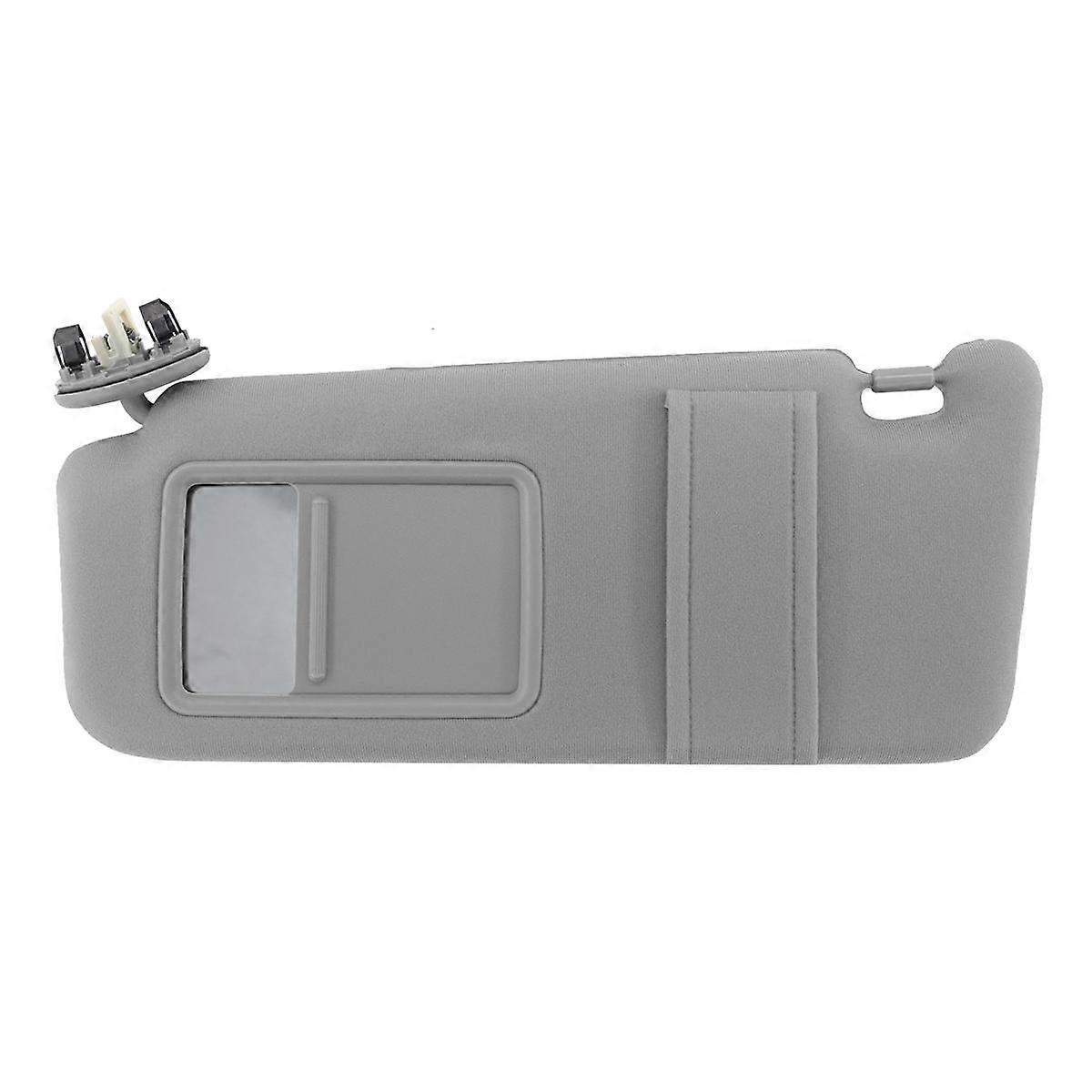 Left Side Gray Car Sun Visor Shade for 2007 2008 2009 2010 2011 with Sunroof and Lights