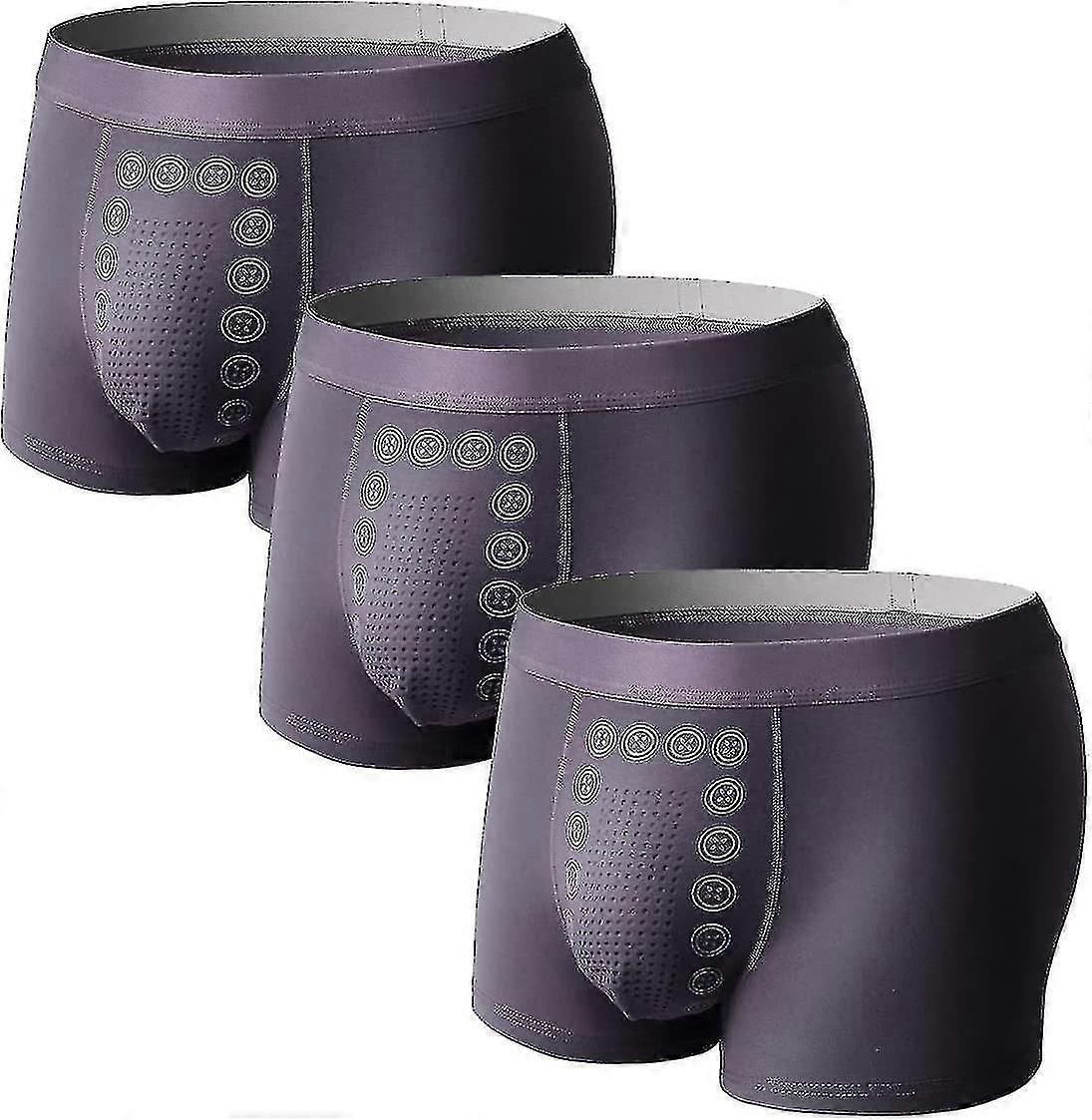 3stk Eft Energi-felt-terapi Mænds undertøj, energiterapi Mænds undertøjsterapi Mænd Bukser