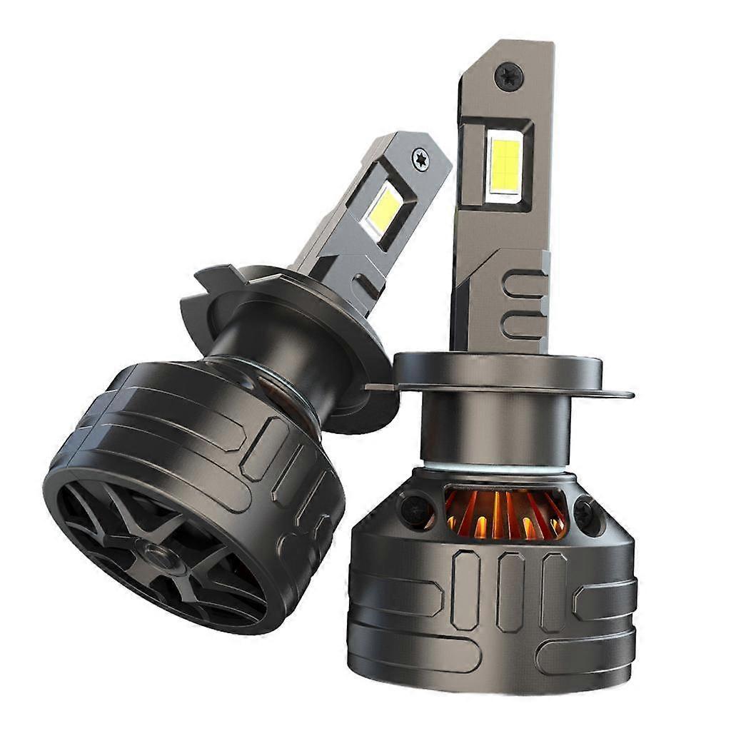 2Pcs Automobile 6000K LED Headlight Bulb Replace Parts Professional DC 9-32V H7