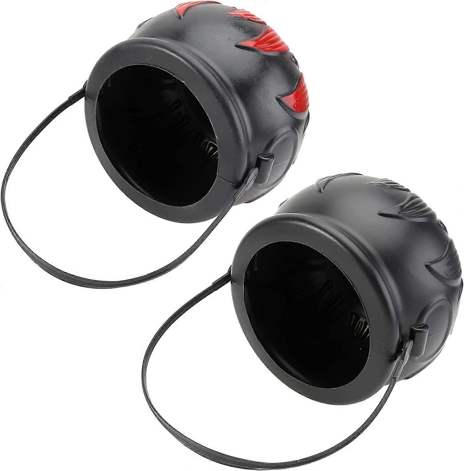 Candy Bucket 2Pcs Halloween Witch Pots Handheld Flame Candy Storage Barrel Model Jars