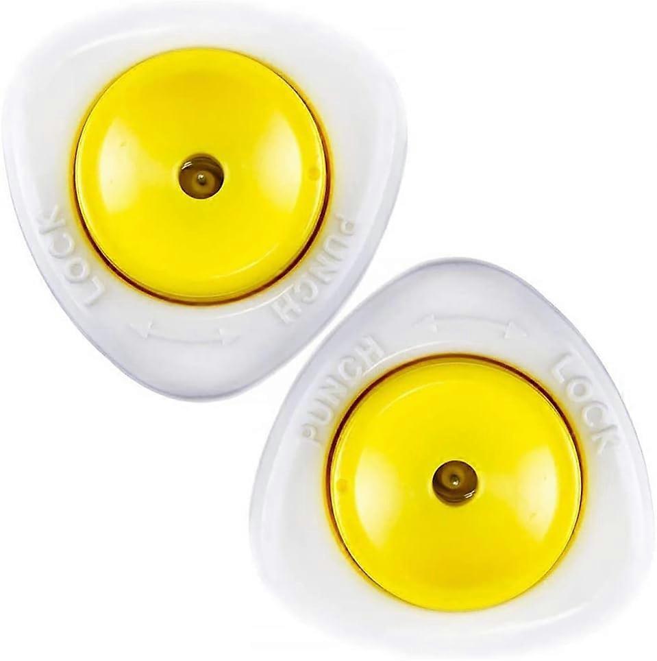 Egg Piercer Egg Hole Puncher Semi Automatic Egg Shells Pinhole Beater for Raw Soft Hard Boiled Egg Pricker Kitchen Tool 2 PCS YDW