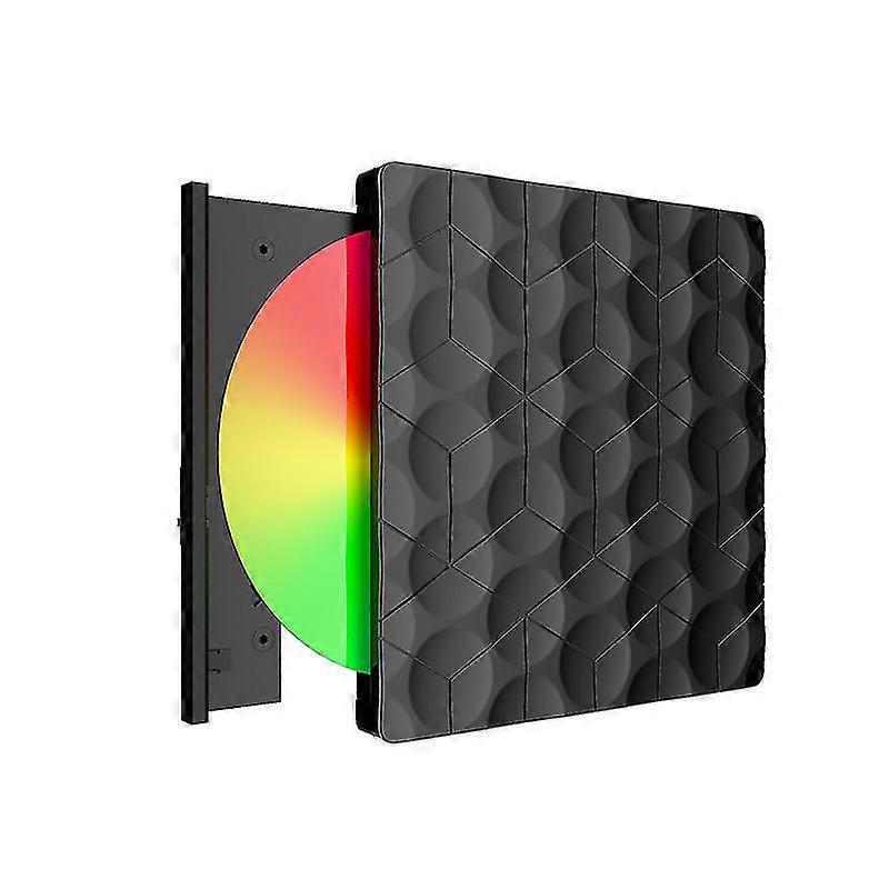 محرك أقراص DVD / CD خارجي USB 3.0 ، كمبيوتر محمول خارجي محمول Rw محرك أقراص ضوئية خارجي من النوع C محرك أقراص خارجي