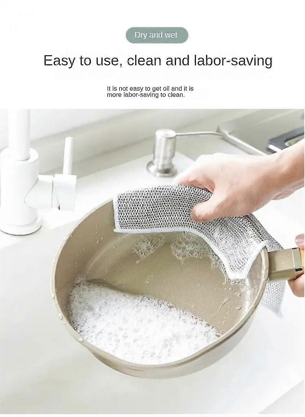 3st Multipurpose Wire Disktrasor För Våt Och Torr, Tråddisktrasa