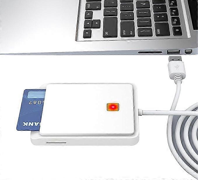 Smart Card Reader, USB Smart Card Access Reader - CAC Reader, Universal Portable for Online ATM Transfer Queries
