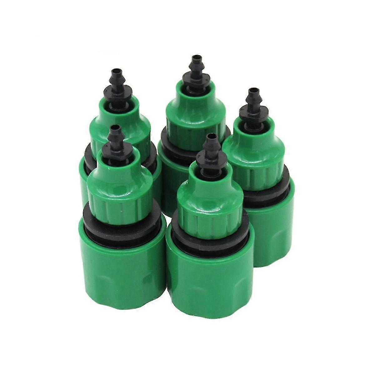 30pcs Quick Coupling Adapter With 1/2 Barbed Connector Drip Tape For Irrigation Garden Watering