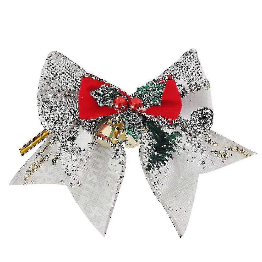 8pcs Christmas Bow Decoration For Gift Packaging(style 4) Bd