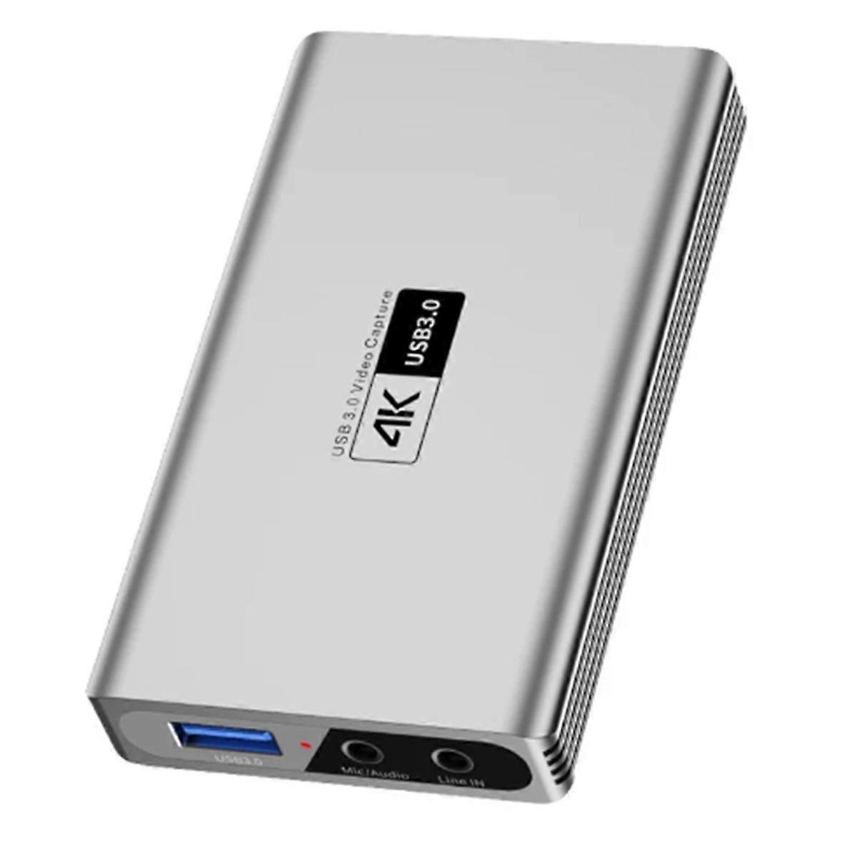 USB3.0 Video Capture Input 4K 30Hz Output 4K 30Fps 1080P 120Fps Board Capture Streaming for 4 X Capture Card(B)