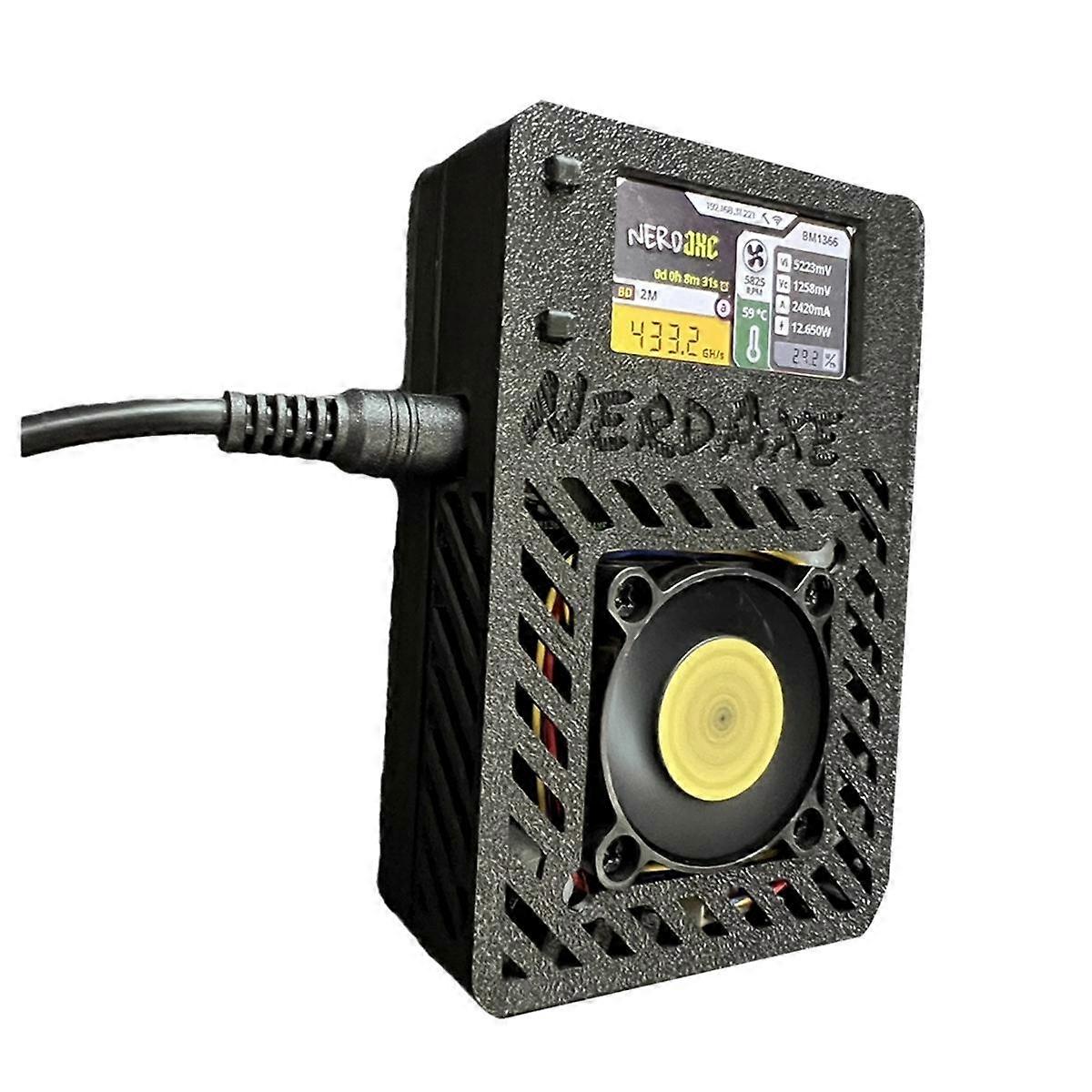 NerdAxe Miner Nerdminer 500Gh/S S19XP BM1366 ASIC Bitaxe Bitcoin Mini Minero  de Lotería Minero de