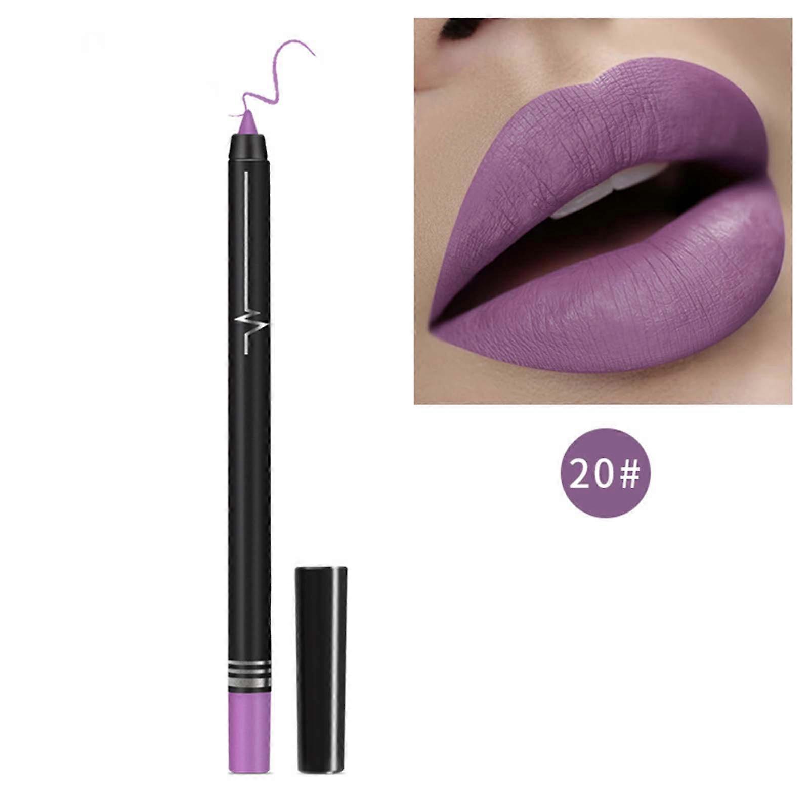 Matt Mist Läpp Liner Långvarig Vattentät Läpp Makeup Penna Högfärg Läpp Pen