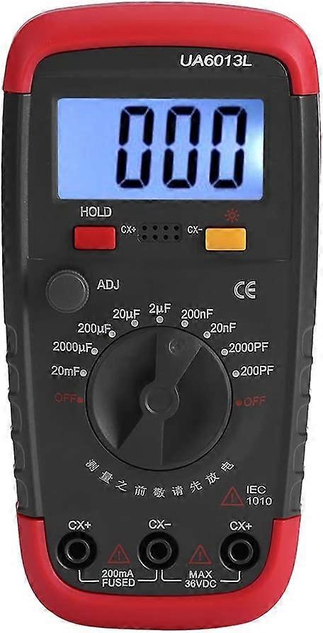 ZK-0.1pF - 20000uF Digital Capacitance Tester with LCD Display Capacitance Tester (without battery)