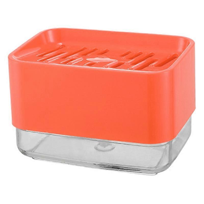 Kitchen Cleaning Soap Box with Sponge Soap Storage Box Kitchen Soap Dispenser Sponge Scrubber Holde
