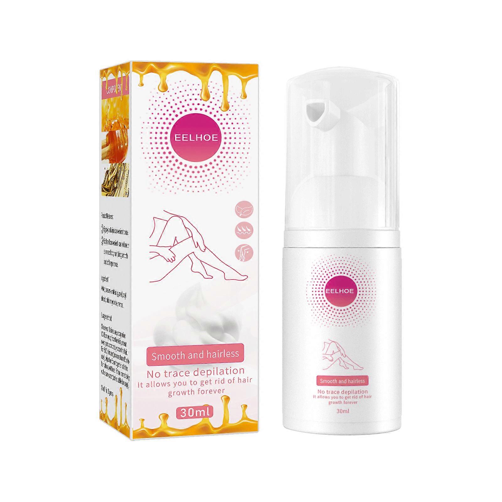 100ml zachte Bijenwas Ontharing Mousse Plantenextract Niet-irriterend Ontharingsmiddel