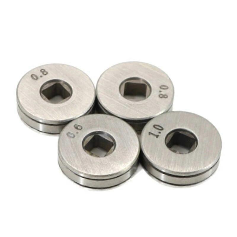 Compact Welding Wire Feeder Roller Stainless Steel Wire Feeder Roller Welding Wire Feeding Guide Wheel 2 Types Durable