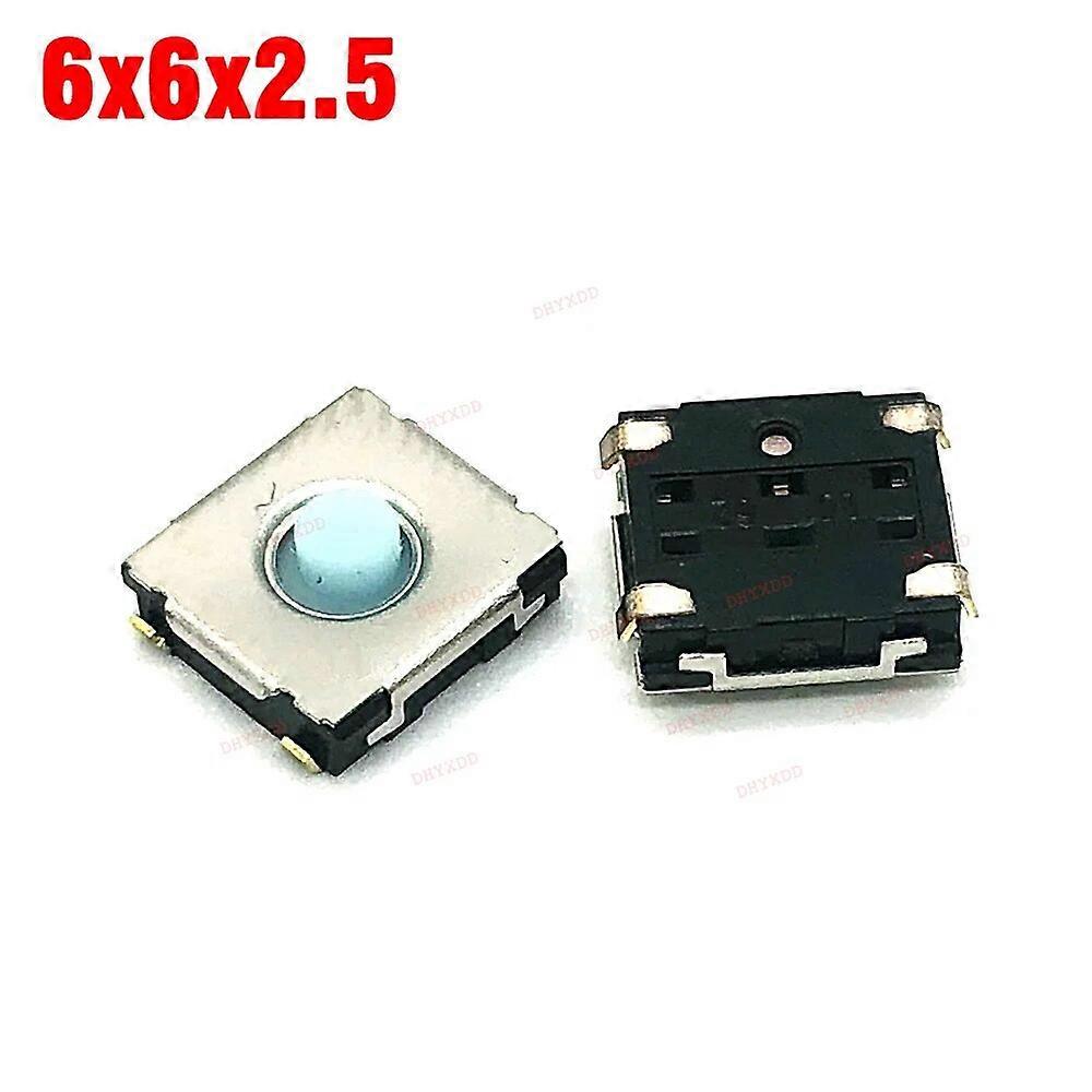 2pcs 6x6 Mouse Micro Switch Patch Mini Switch Button For Xiaomi Microsoft Arc Touch Sculpt Blue Shadow 4000 6*6*25MM