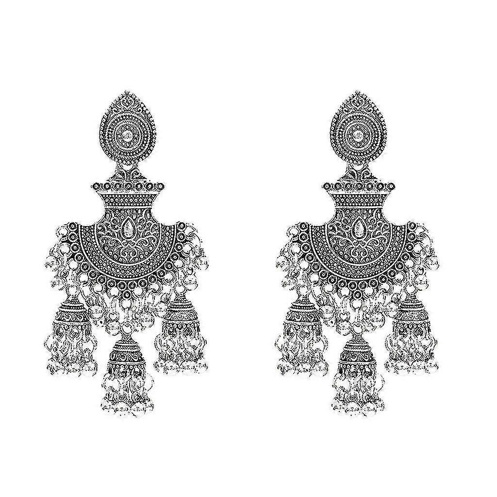 Unique Classic Bell Tassel Shape Stud Earrings Solid Color Earrings Unisex