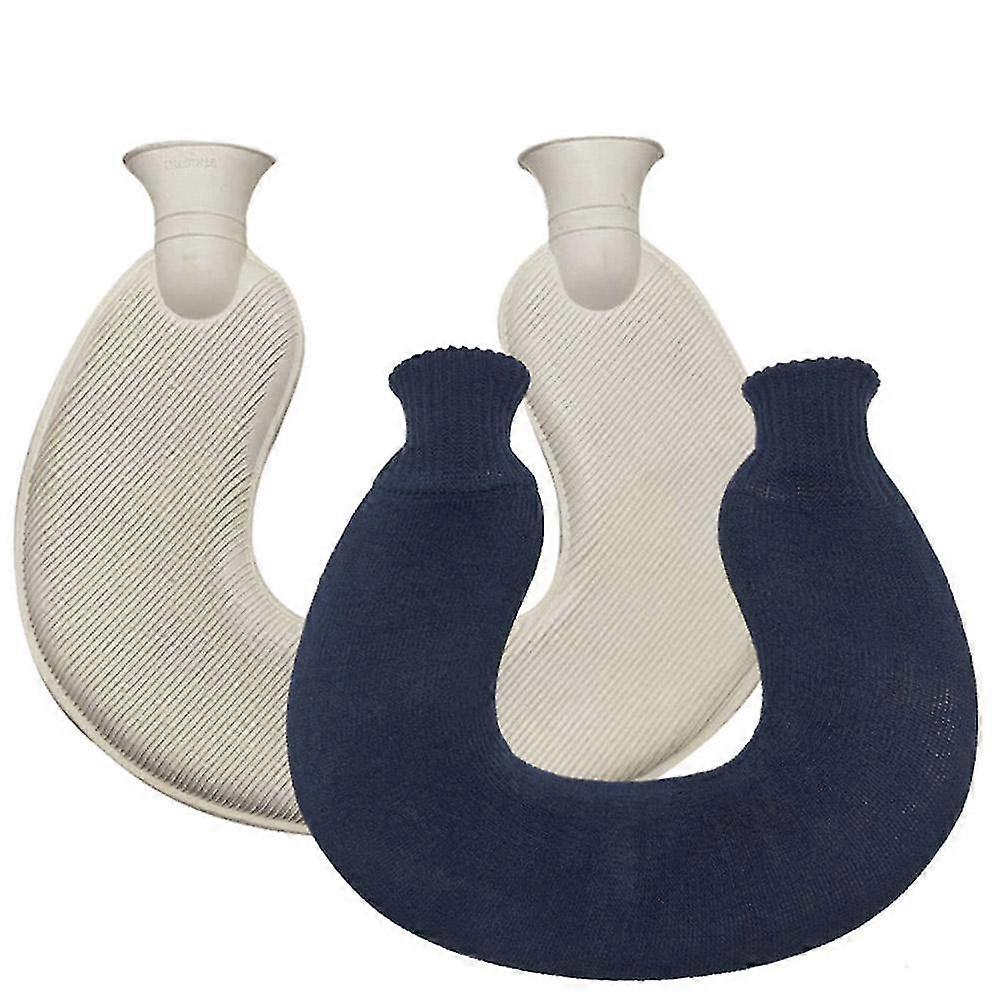 U-Shaped Hot Water Bottle For Neck And Shoulder, Warmer Rubber Hot
