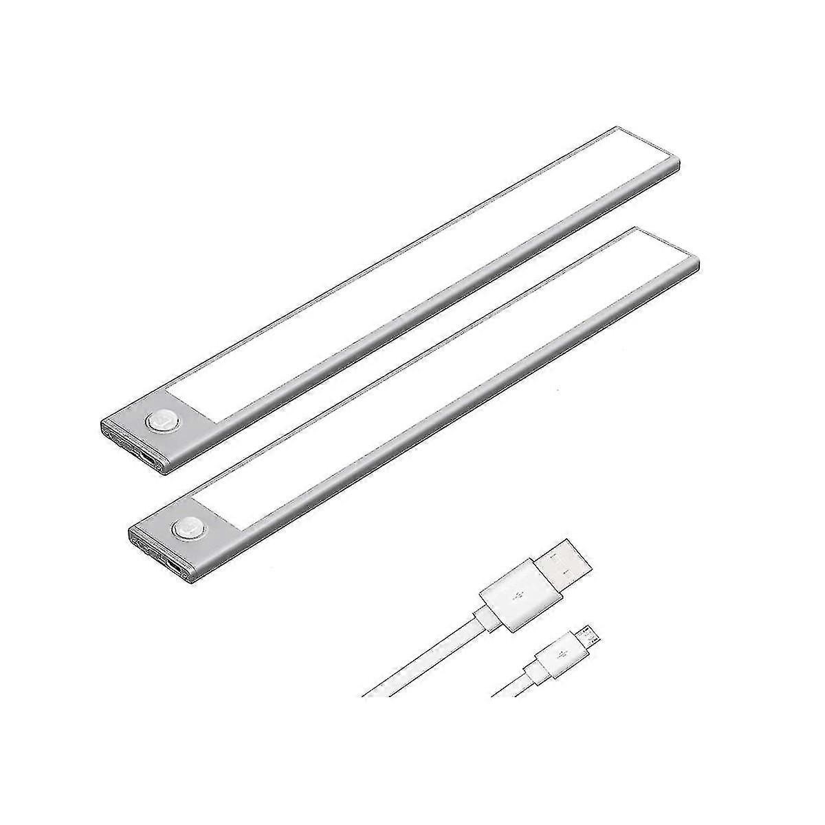Led Motion Sensor Cabinet Light,under Counter Closet Lighting, Wireless Usb Rechargeable Kitchen Ni