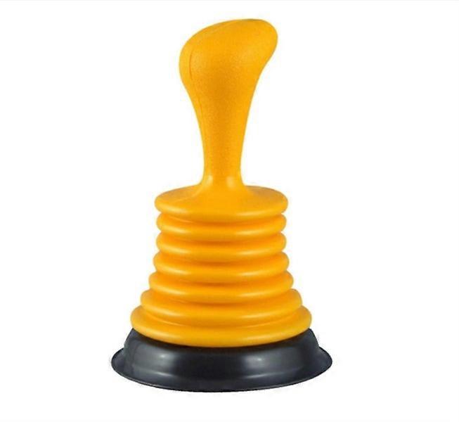 Small Compact Plunger with Powerful Ergonomic Handle for Bathroom, Kitchen Sink, and Bathtub