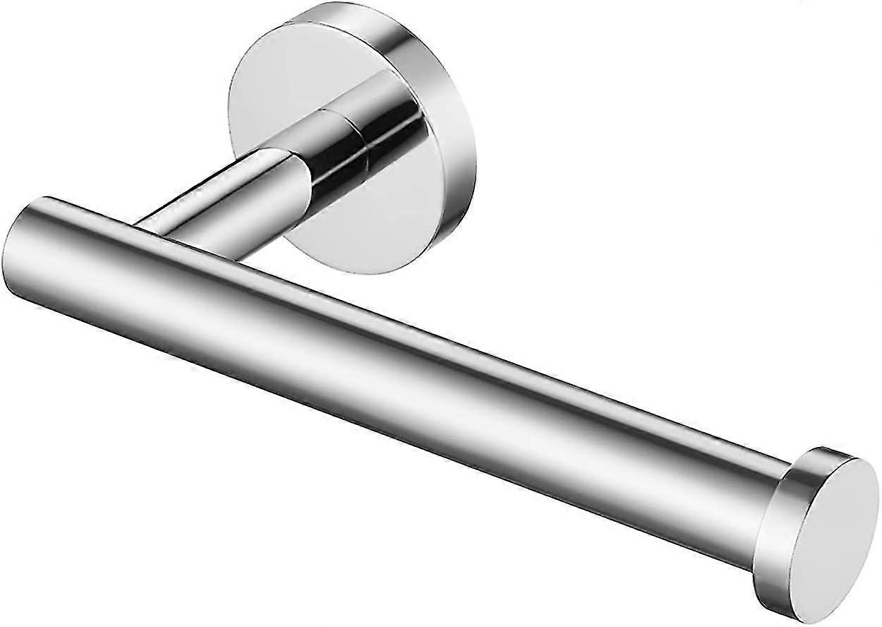 Chrome Toilet Roll Holder Stainless Steel Toilet Paper Holder Tissue Dispenser For Bathroom And Kitchen Contemporary Style Wall Mounted Polished Steel