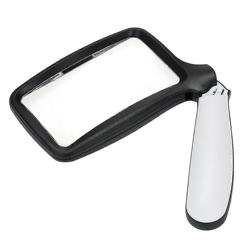 Jumbo Size Magnifying Glass Wide Horizontal Lens(3X Magnification)- Shockproof Housing & Scratch Resistant Design W/Large Viewing Area Ideal for Read
