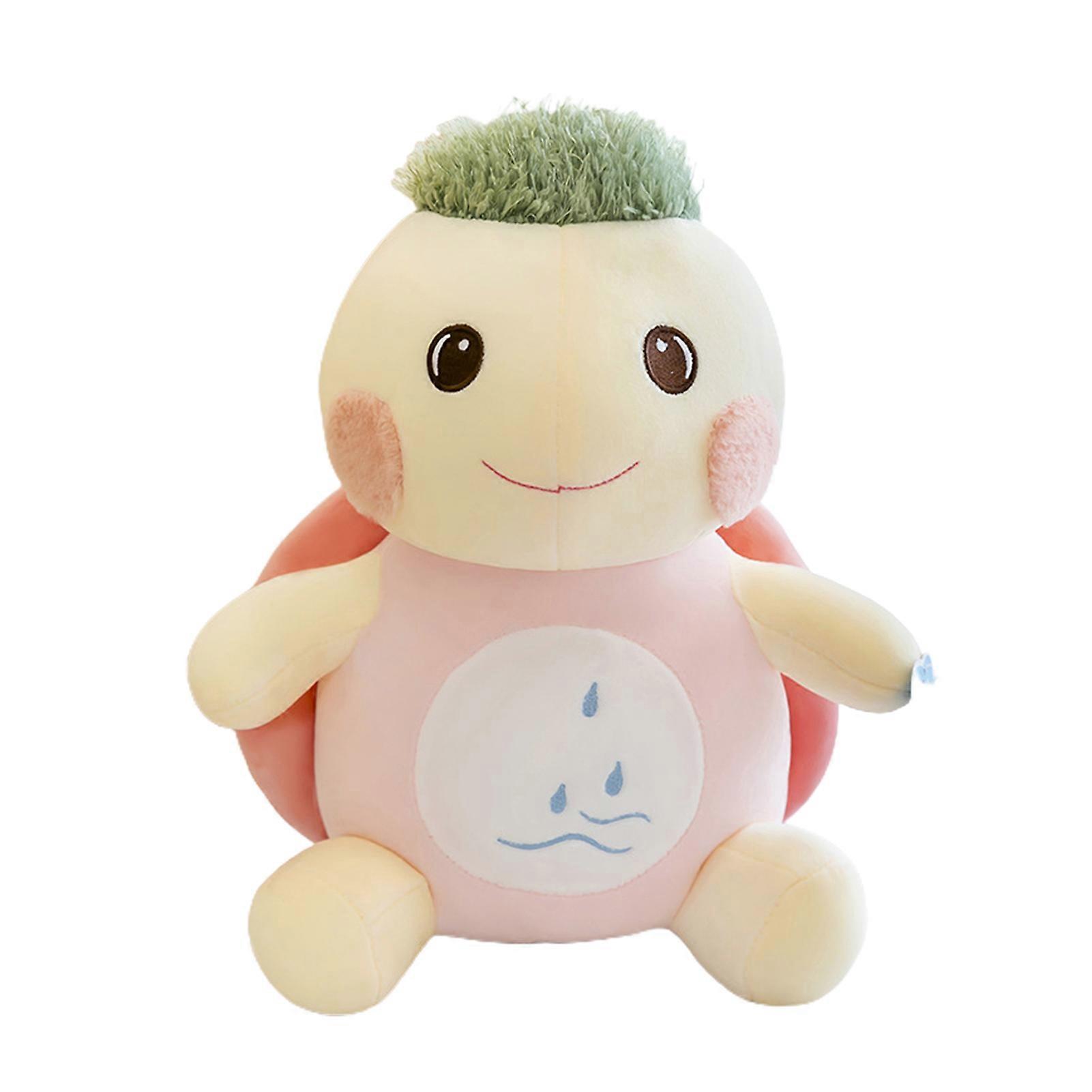 Smile Expression Turtle Plush Cushion Delicate Embroidery Multiple Colors Cute Turtle Plush Cushion for Office