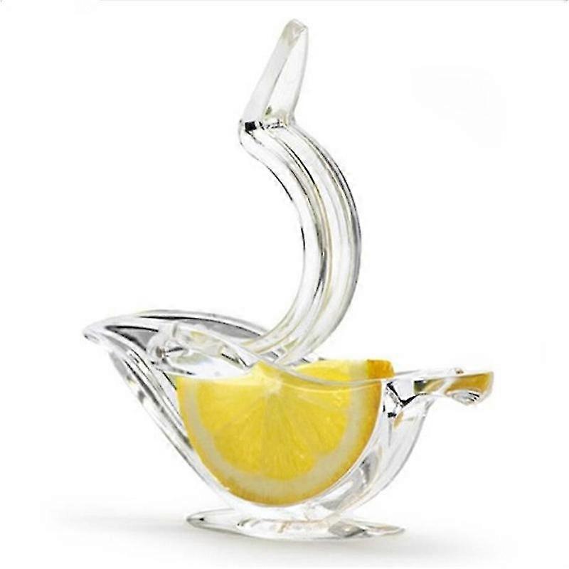 Lemon Juicer Clip Acrylic Manual Lemon Slice Squeezer Convenient Transparent Fruit Juicer For Home