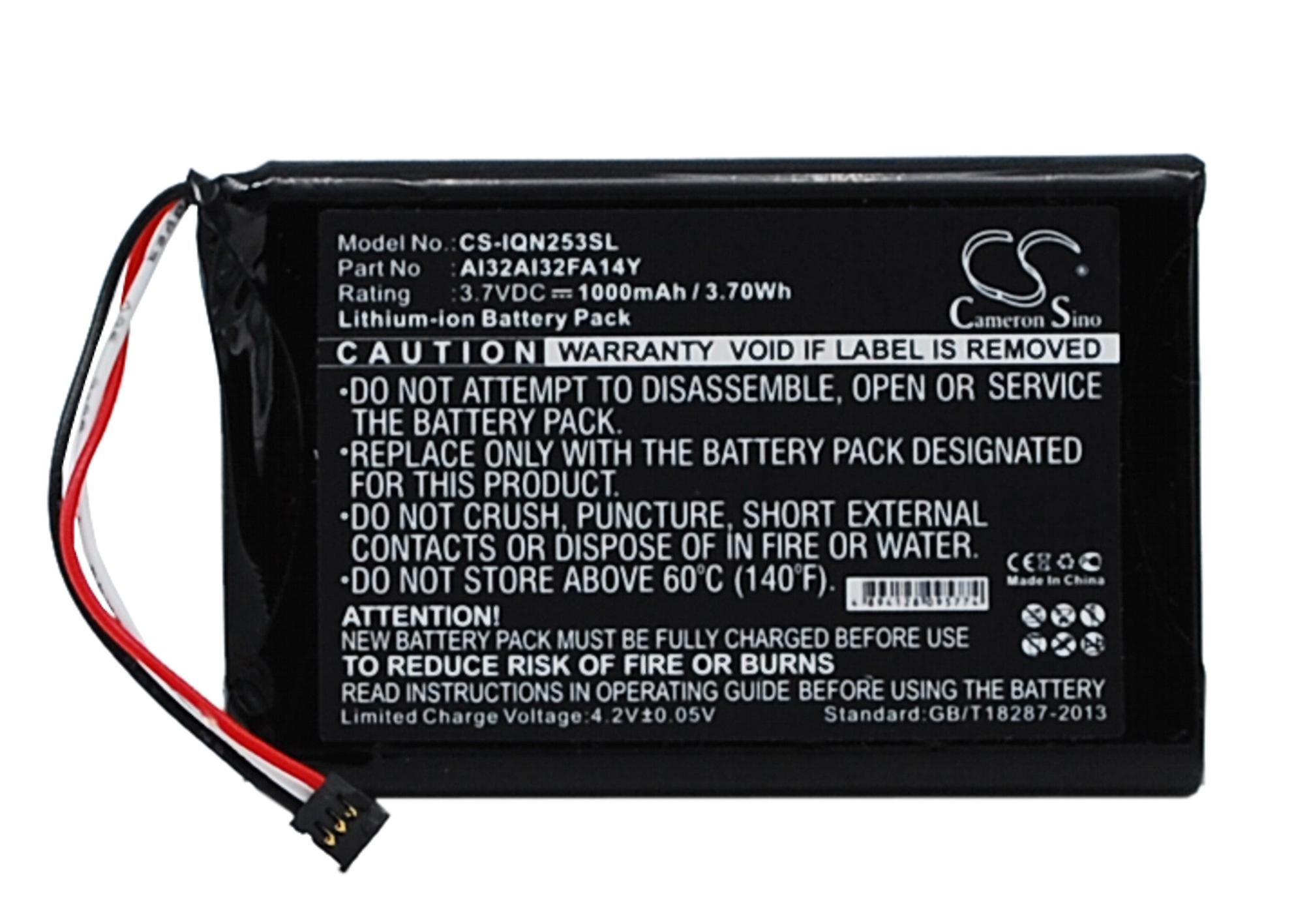 适用于 Garmin AI32AI32FA14Y Nuvi 2539LMT 2559LMT 2589LMT 2597LMT 2599LMTHD 的电池