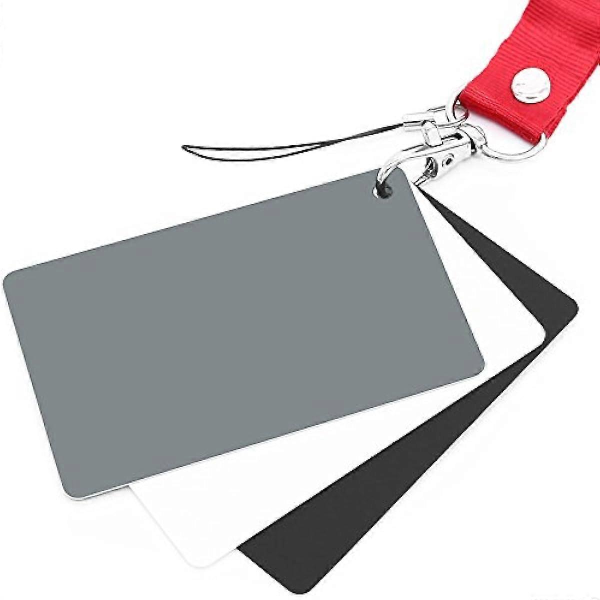 Grey Card White Balance Card 18% Exposure Photography Card Custom Calibration Camera Checker Video