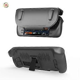Steam deck case, All-inclusive ultra-thin with stand, Removable cover Drop-proof and dust-proof protective case - Black