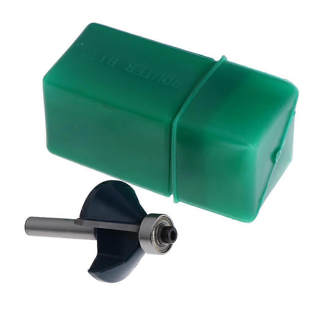 1/4'' Round Shank Chamfer & Bevel Edge Forming Router Bit Woodworking Cutter
