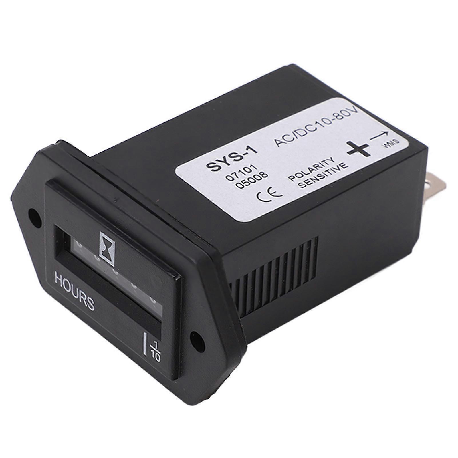 Electromagnetic Counter 0?99999.9 6 Digit Industrial Pulse Totalizer for Machine AC DC 10?80V