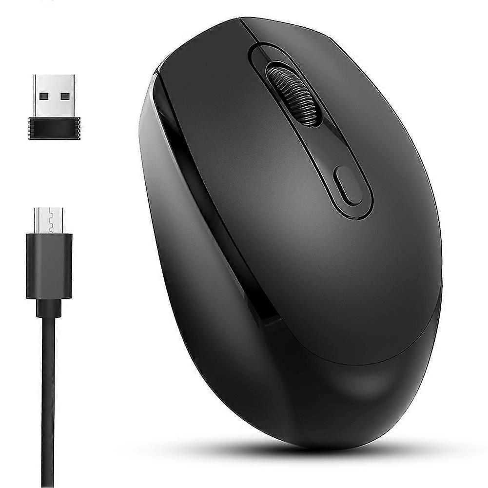 M107 Dual Mode Rechargeable Mouse 2.4g Wireless Mouse Mute Notebook Desktop Computer Office Mouse U