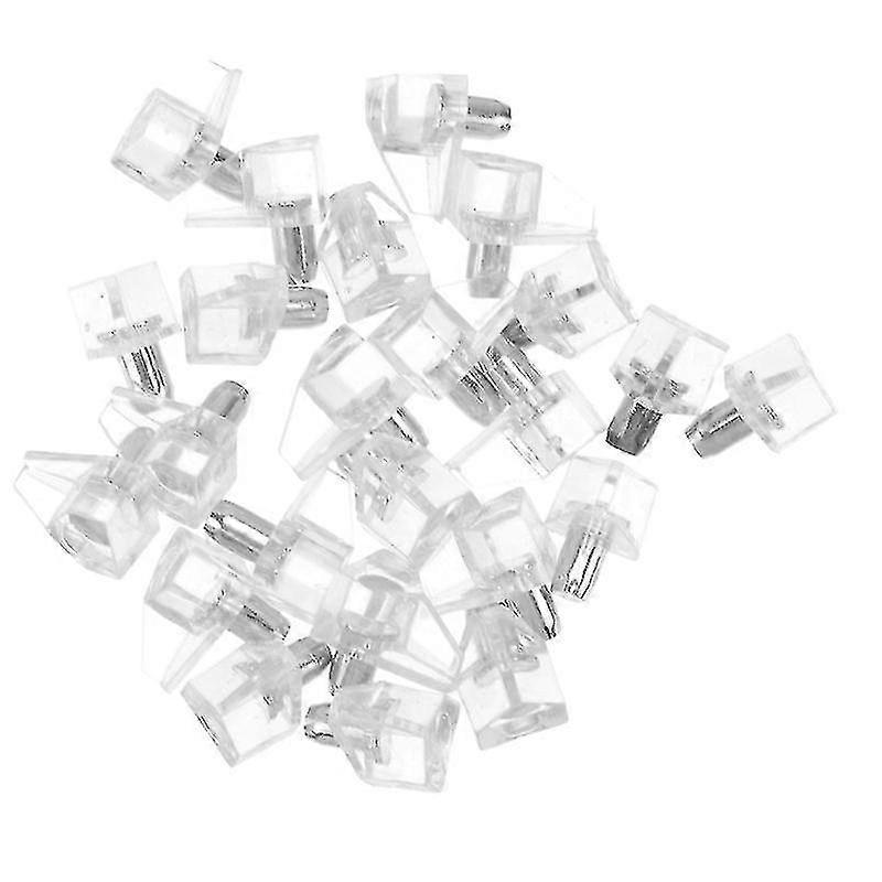 1.5x1.5cm透明戸棚&ワードローブ100pcsクローゼット食器棚棚ピンワードローブ本棚棚