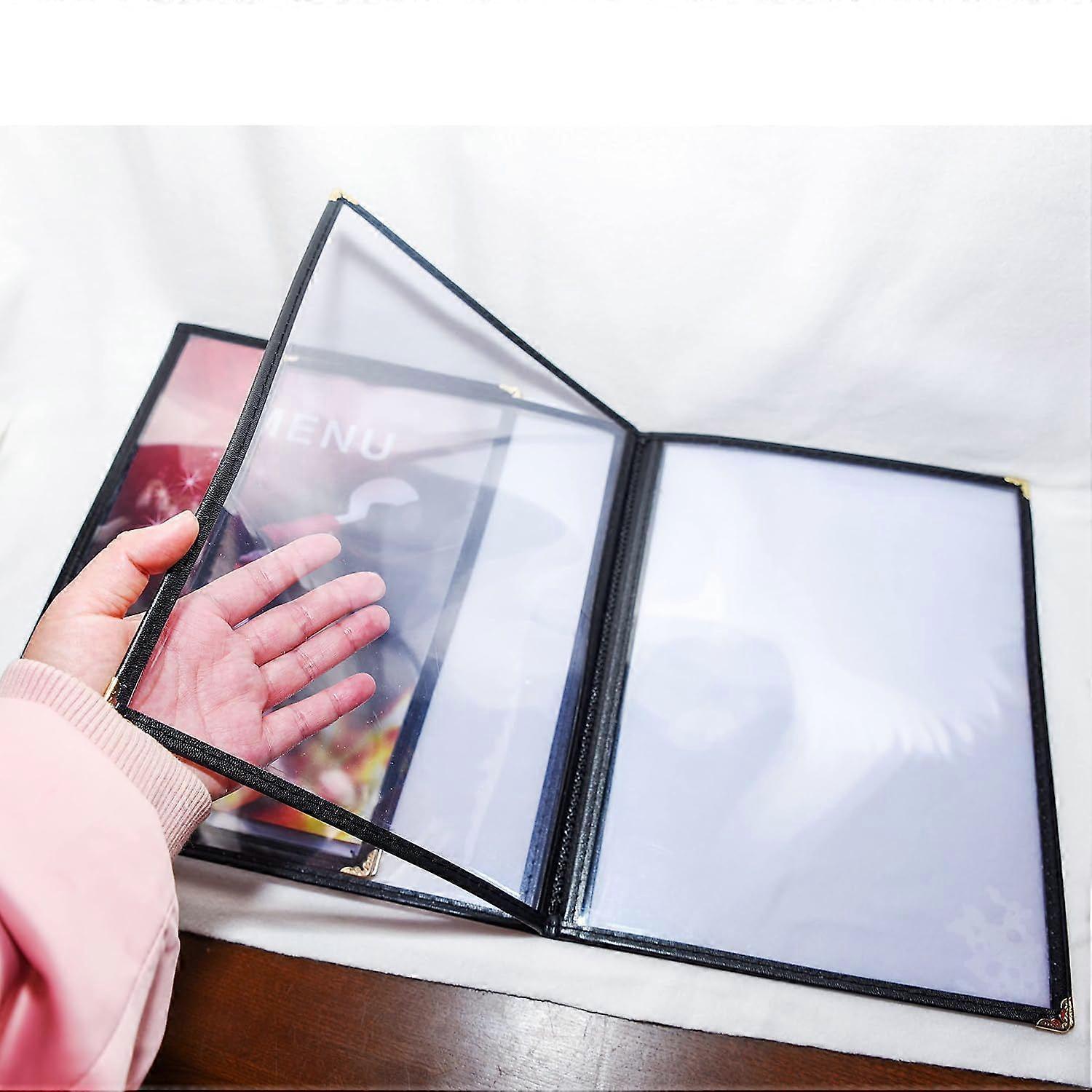 Menu Wrap4 Page 8 ViewTransparent Restaurant Menu CoverMenu Wrap