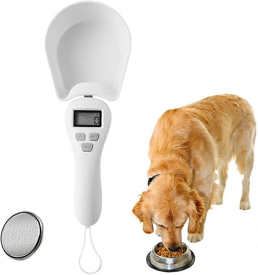 Measuring Spoon for Dogs, Electronic Measuring Spoon with LCD Display, Detachable Weighing Spoon for Cats Dogs Food, Electronic Measuring Spoon for Ac