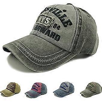 Baseball Cap Cotton Distressed Adjustable Dad Hat Soft Low  display picture 3