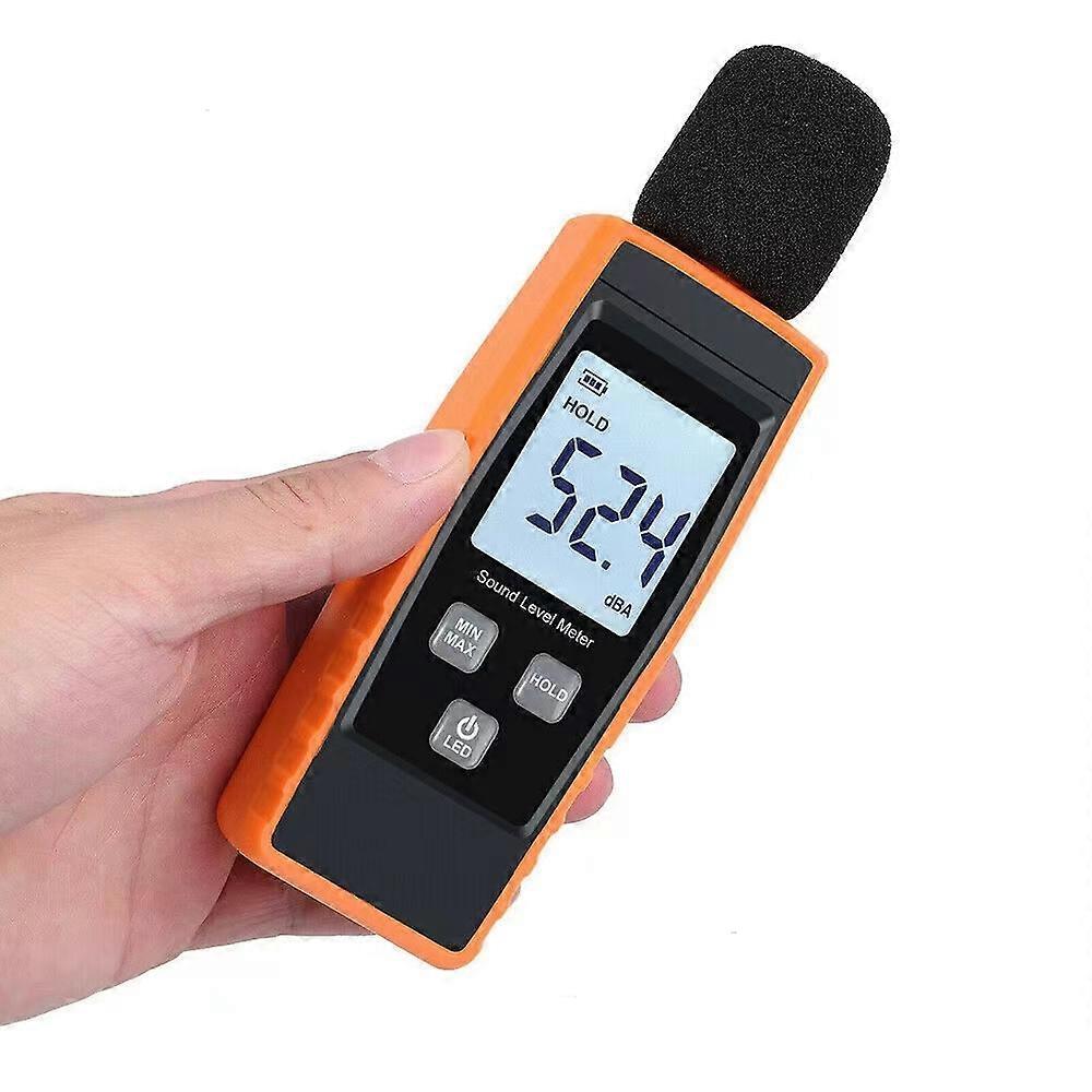 Digital Sound Level Meter Noise Decibel Pressure Tester 30-130dB Measure Reader