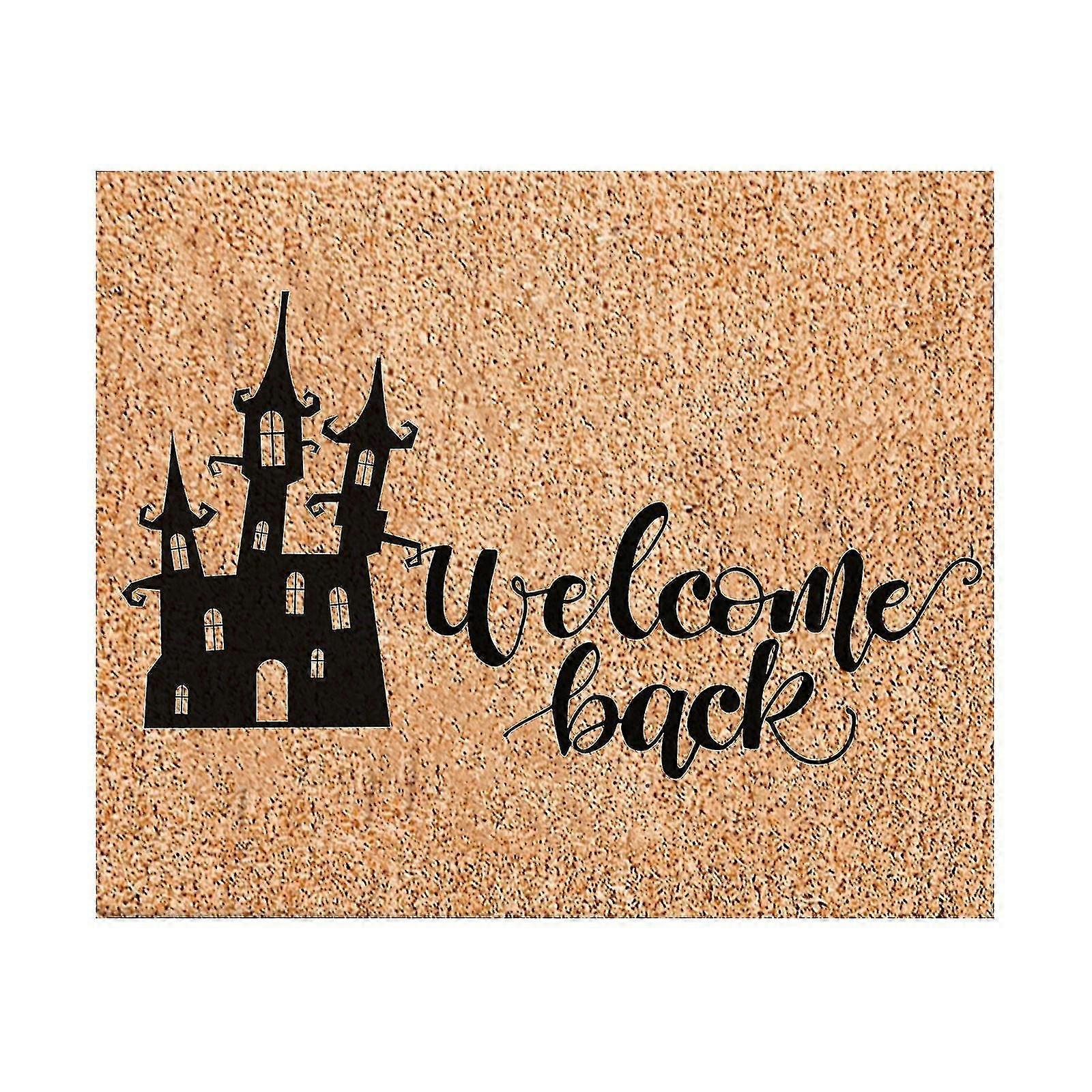 Halloween Decorations Front Anti-slip Doormat Multiple Patterns Doormat Blanket Doormat Brown1pcs
