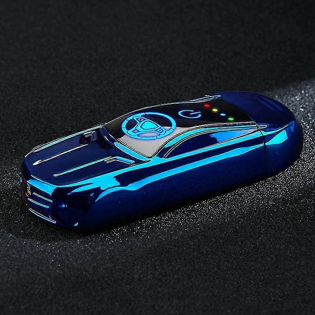 USB Rechargeable Double Arc Electric Lighter with Fingerprint Sensor - Sport Car Shape