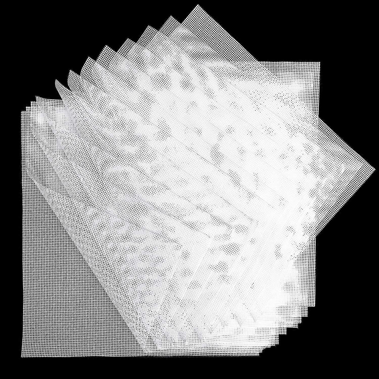 Silicone Dehydrator Sheets - 12 Pcs, Non-stick Mesh for Fruit Dehydrator 14 X 14 Inch