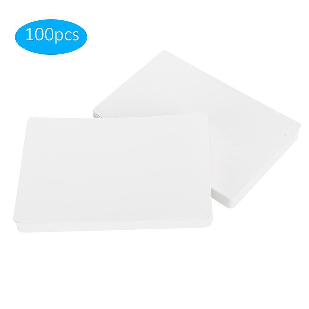 100Pcs Thick White Cardstock Paper Round Angle for Book Covers Tags and Craft Projects