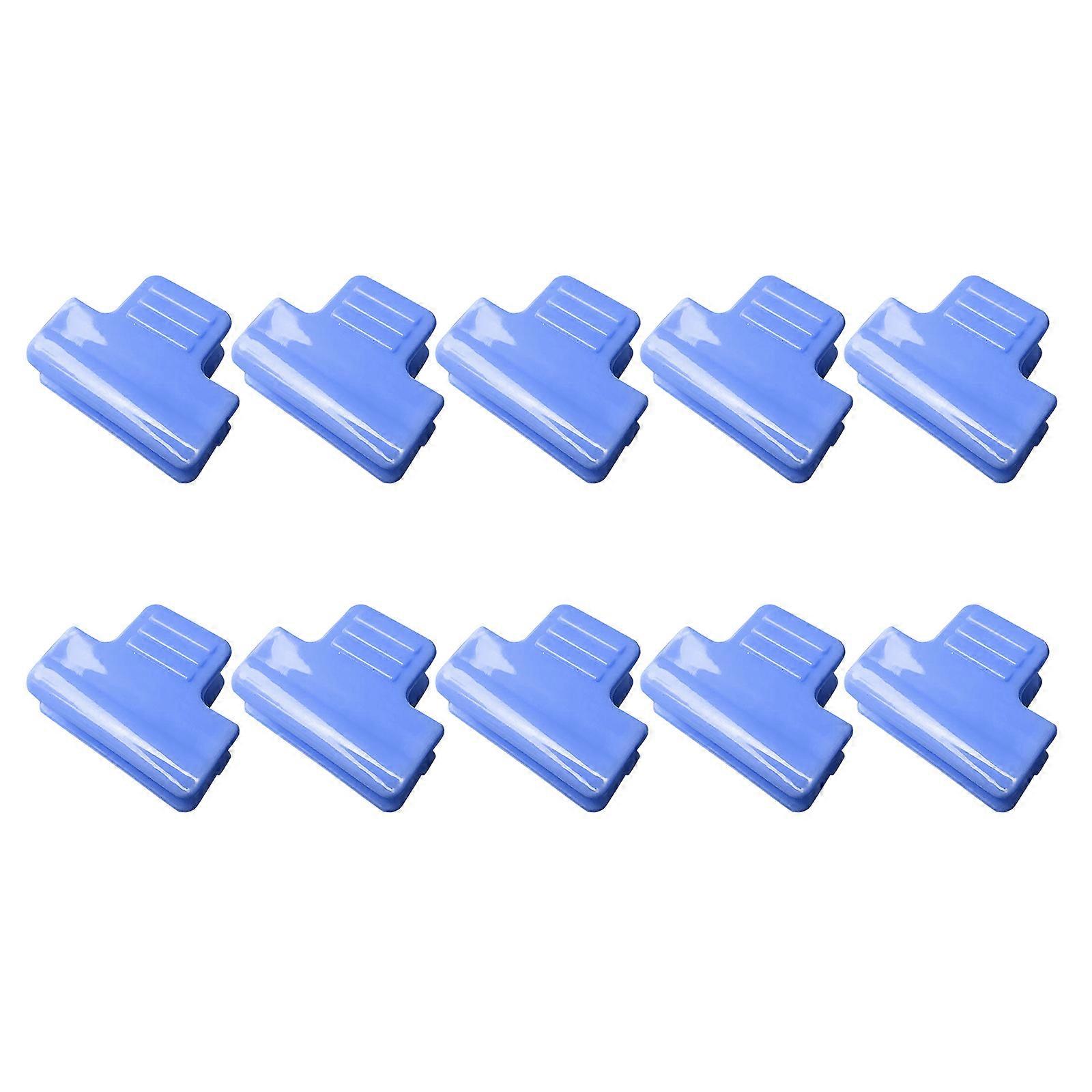 10pcs קליפ סרט מהדק צינור לתמיכה בצמחים מהדקי חממה כלי גינה כחולים ירקות כתומים חישוק מנהרה