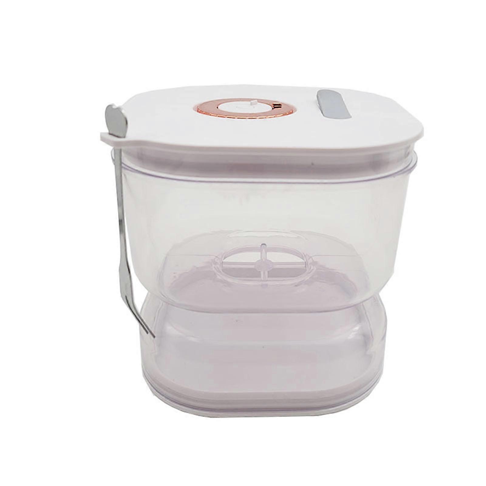 Kitchen Refigerator Pickle Jars Dustproof Wet and Dry Separating Pickles Tank for Home
