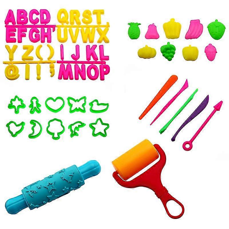 58pcs Clay Dough Tools-c