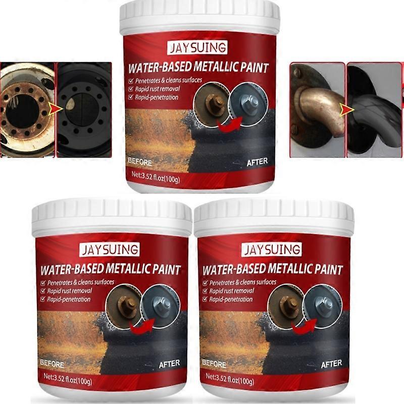 3Pcs UV ανθεκτικό αφαίρεσης σκουριάς χρωμάτων σκουριάς για το αυτοκινητικό αφαίρεσης σκουριάς μετάλλων με βάση το μέταλλο με την αντισκωρία αυτοκινήτων βουρτσών