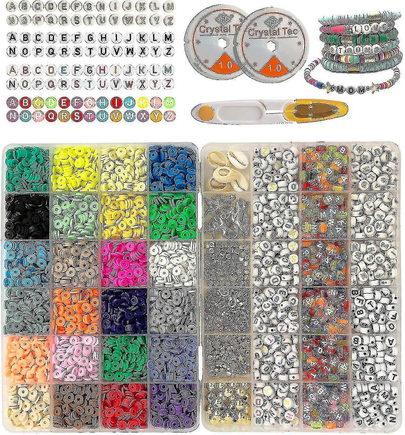 6000 Pcs Flat Beads