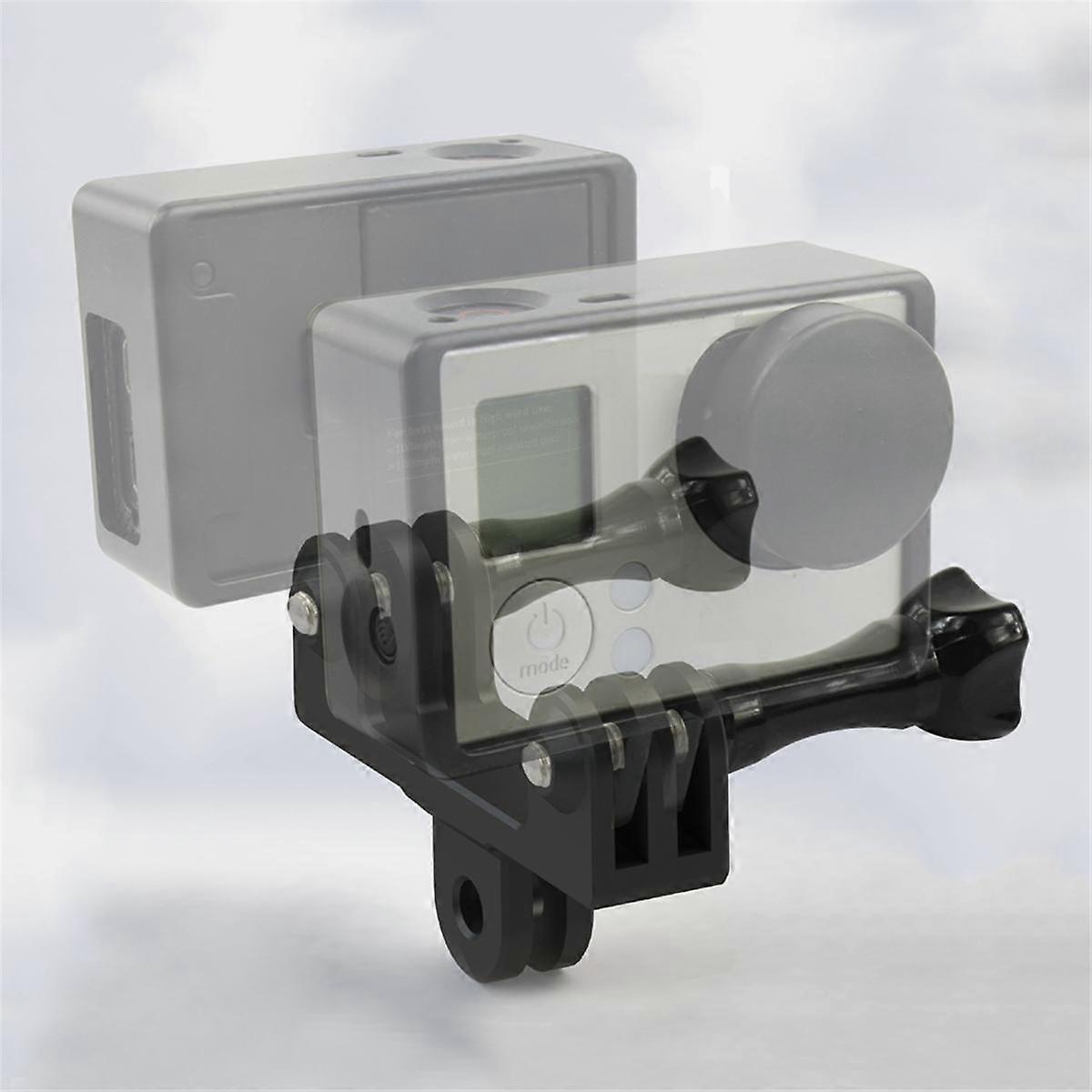 Dual Mount Bracket Stativhållare Action Camera Handtag Monteringsadapter för Hero 11 10 9 för Action Cam