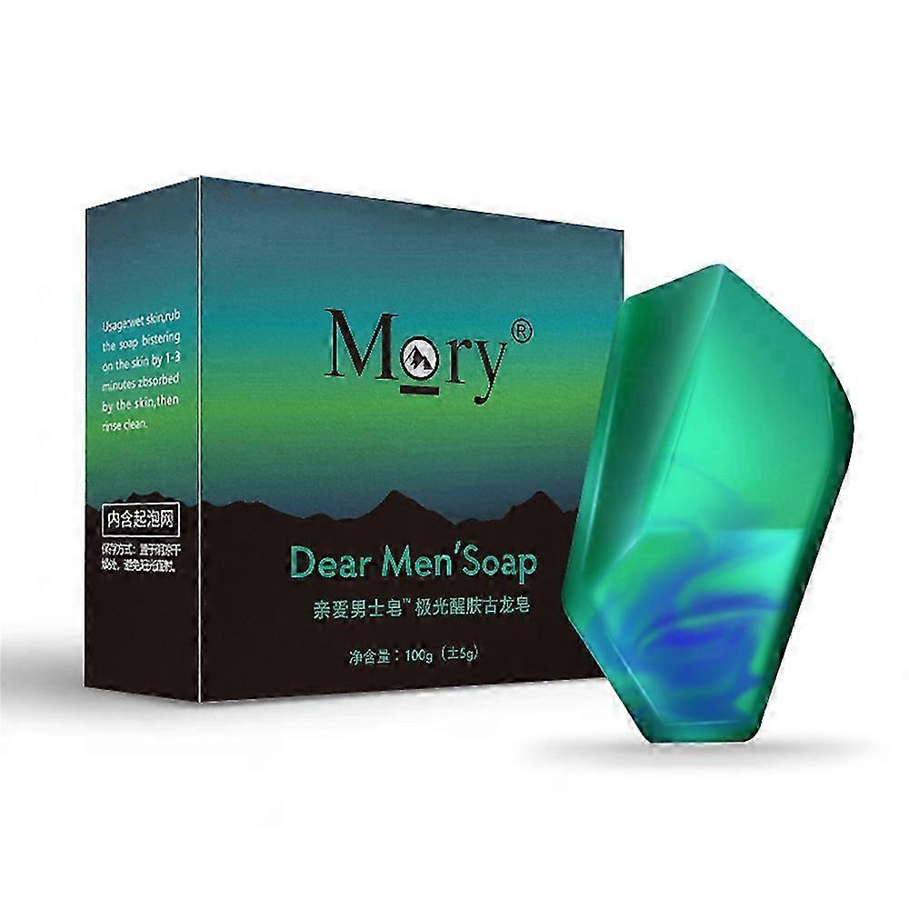 Handmade Cologne Fragrance Soap Solid Perfume Soap for Men Bathing Rich Foam Deep Cleansing Refreshing Oil Control Anti-acne