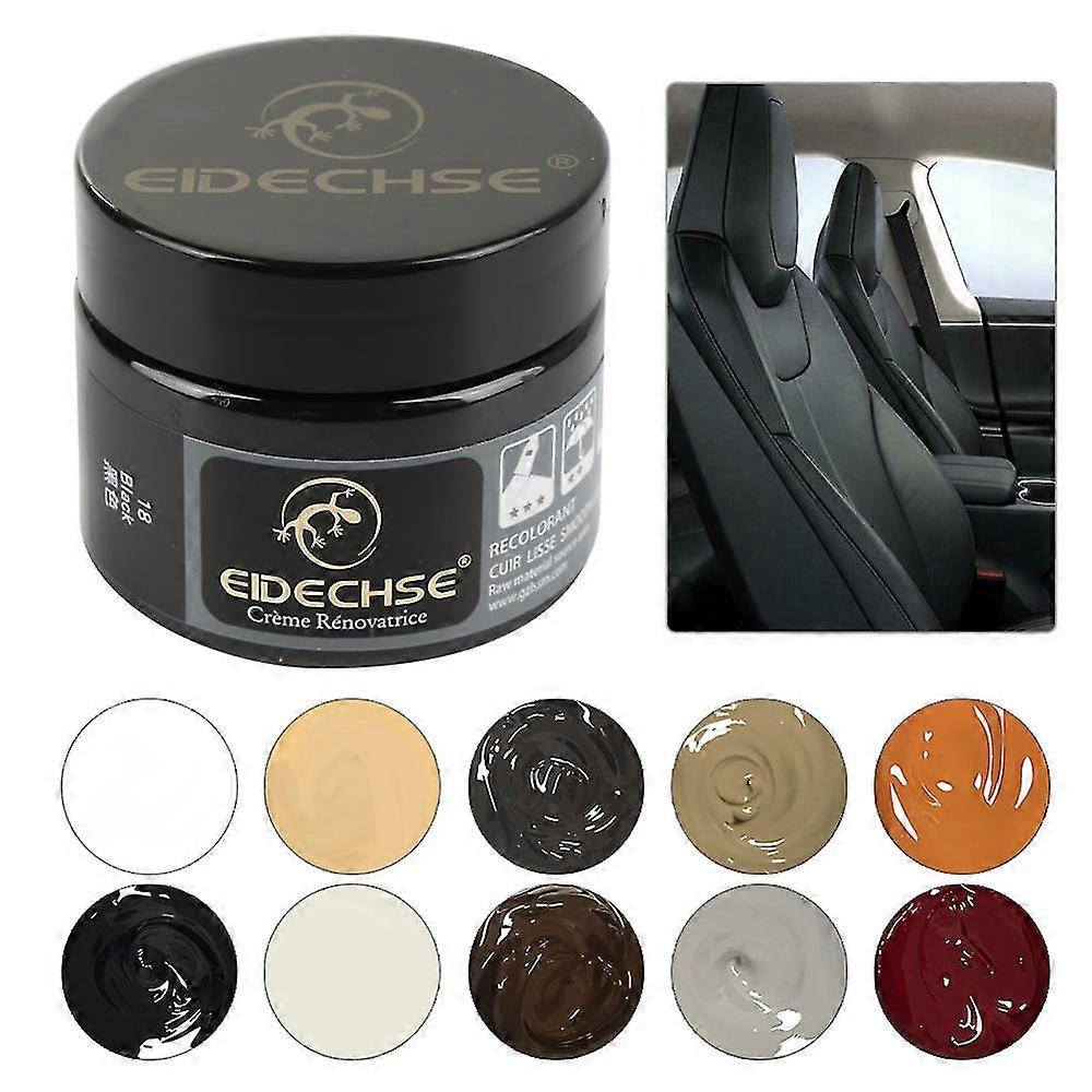 50ml Réparation Cuir Voiture Gel Siège de Lavage de Voiture Canapé Scratch Déchirures Tares Réparation Complémentaire Couleur Remise à neuf Crème Cuir Peinture