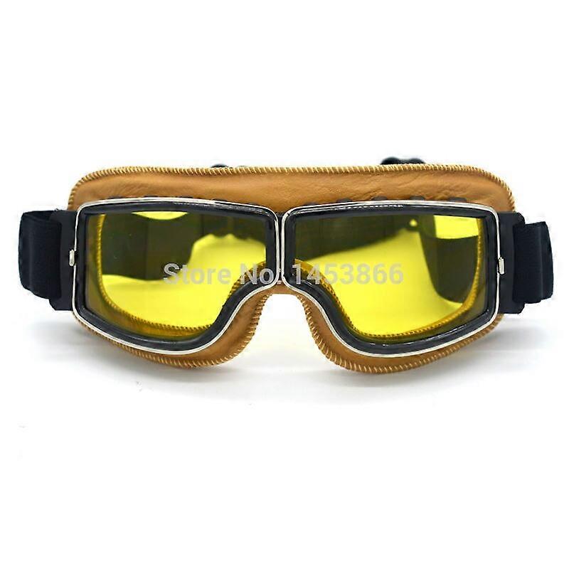 Γνήσιο Δέρμα, Vintage Γυαλιά Μοτοσικλέτας, Γυαλιά Μοτοσικλέτας Pilot, Κράνος Ρετρό Jet, Γυαλιά Ηλίου Cruiser